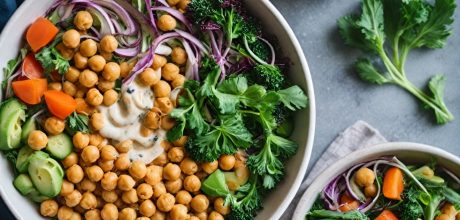 Como Fazer Salada de Grão-de-Bico com Molho Tahine em 2025: Receita Saudável e Prática
