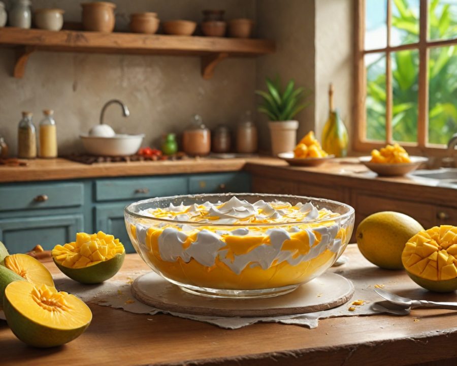 Como Fazer Mousse de Manga com Leite de Coco Perfeito