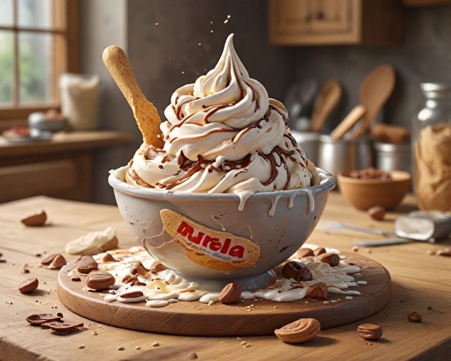 Como Fazer Sorvete de Leite Ninho com Nutella Caseiro