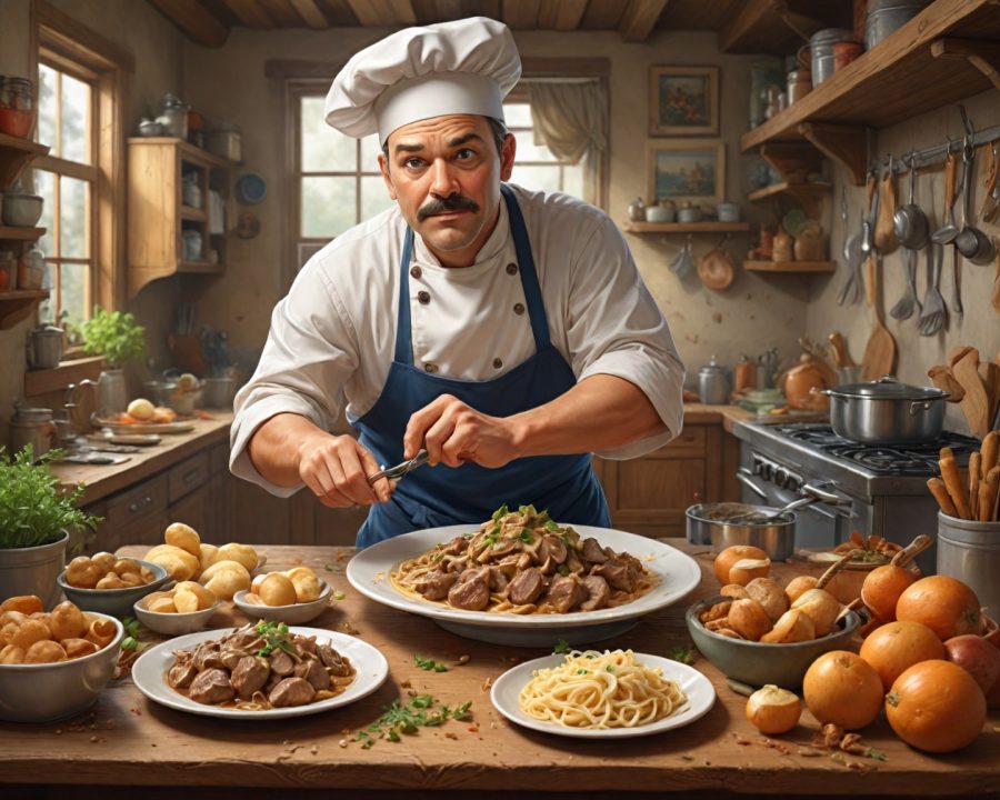 Como Fazer Estrogonofe de Carne com Batata Palha Crocante