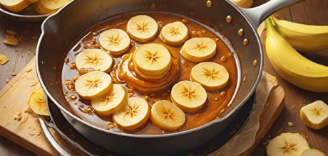 como fazer banana caramelada crocante e deliciosa