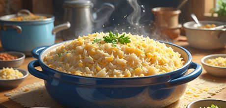como fazer arroz de forno cremoso e irresistível