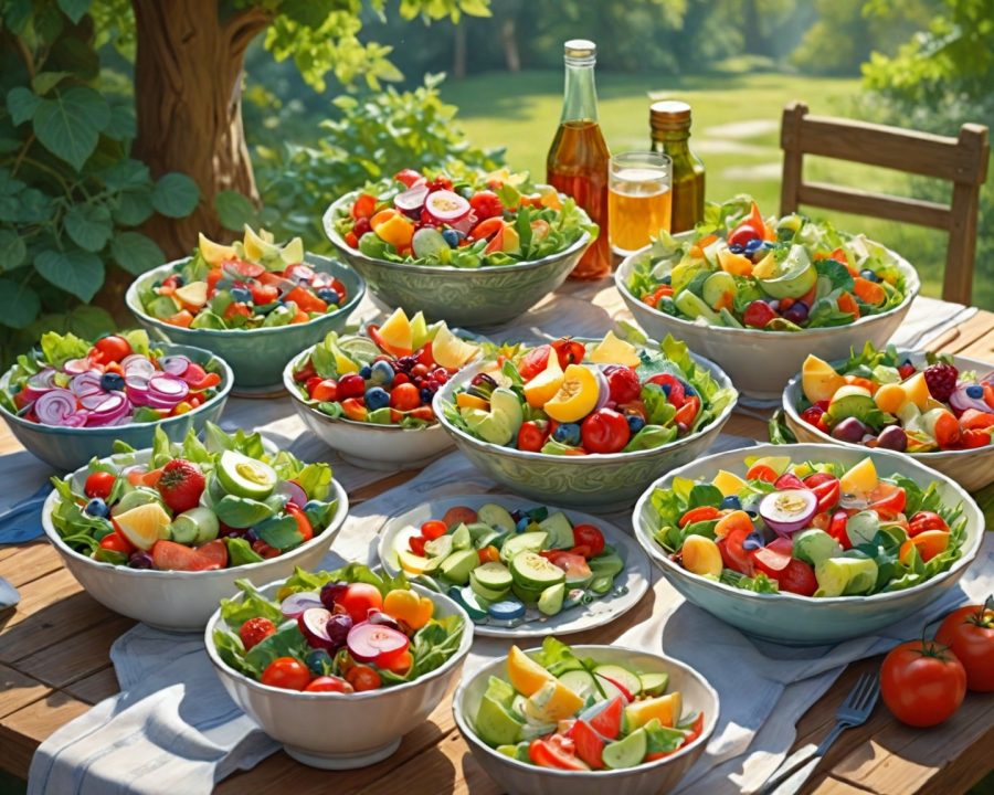 10 Ideias de Saladas Refrescantes para o Verão