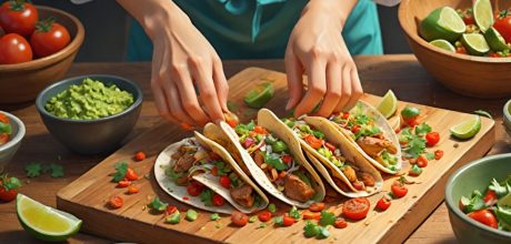 Como Fazer Tacos Mexicanos com Frango e Guacamole 🌮🥑