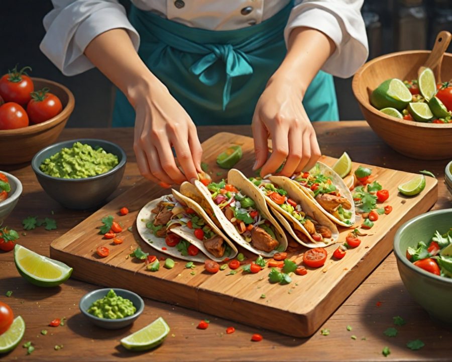 Como Fazer Tacos Mexicanos com Frango e Guacamole 🌮🥑