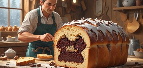 Como Fazer Panetone Recheado com Creme de Chocolate Caseiro