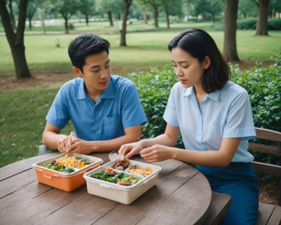 Ideias de almoço rápido para quem trabalha fora: opções práticas