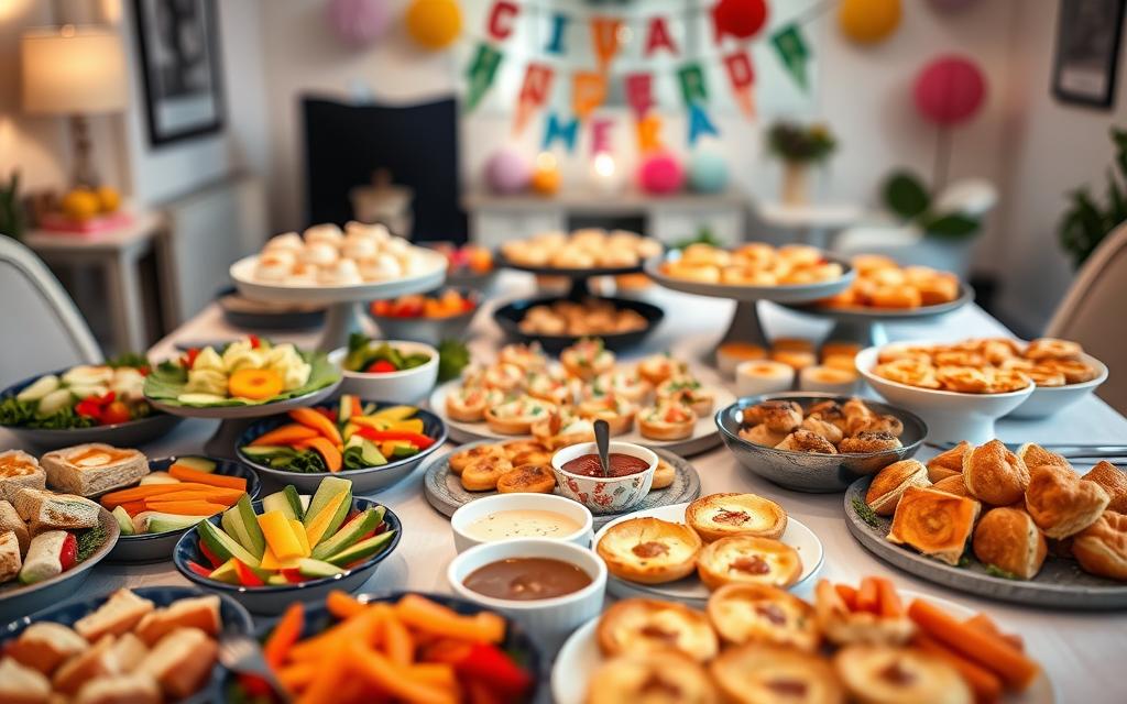 comidas para festas econômicas e fáceis de preparar