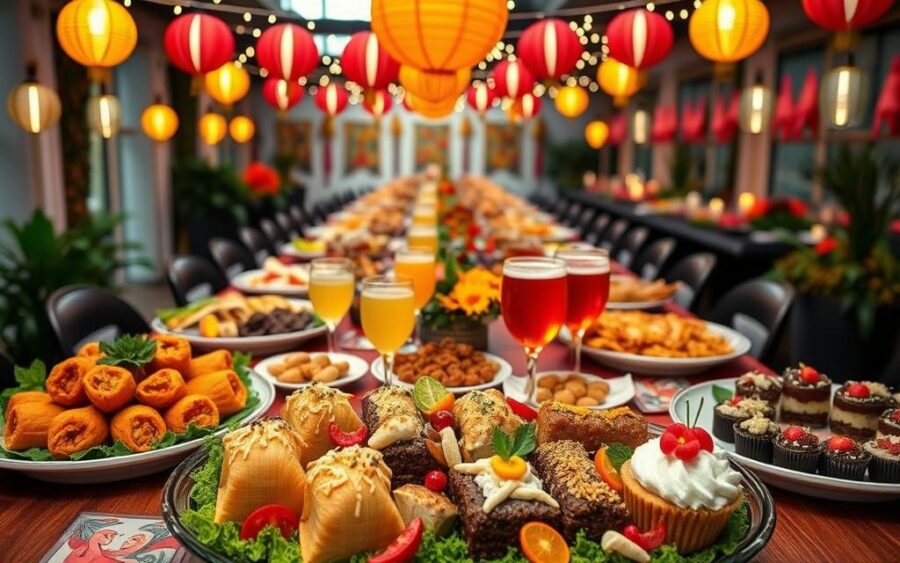 Comidas típicas de festas populares e suas variações modernas