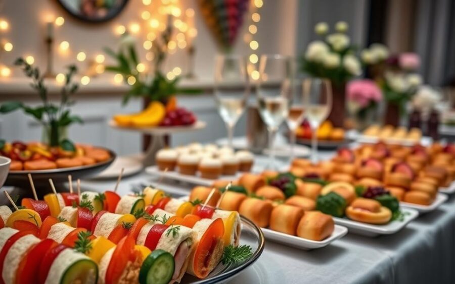 Receitas acessíveis para eventos caseiros