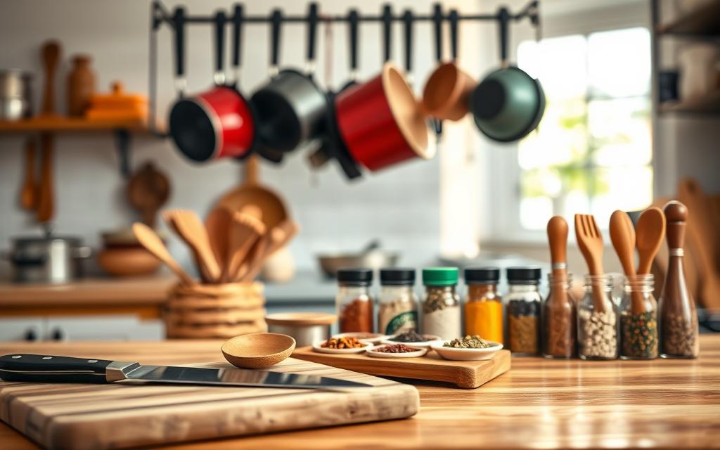 utensílios de cozinha essenciais