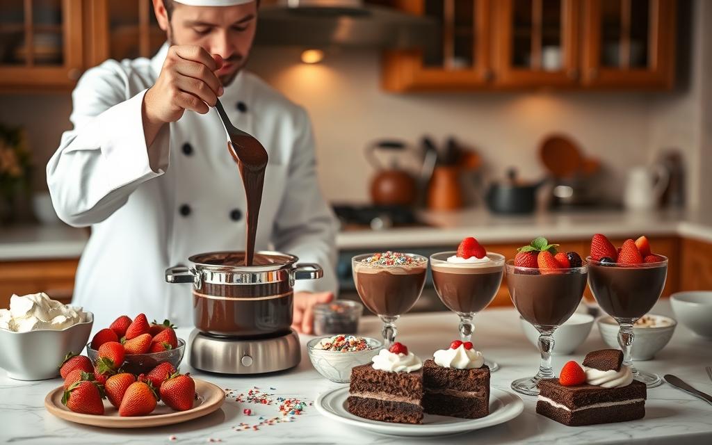 como fazer sobremesas com chocolate como fazer sobremesas com chocolate