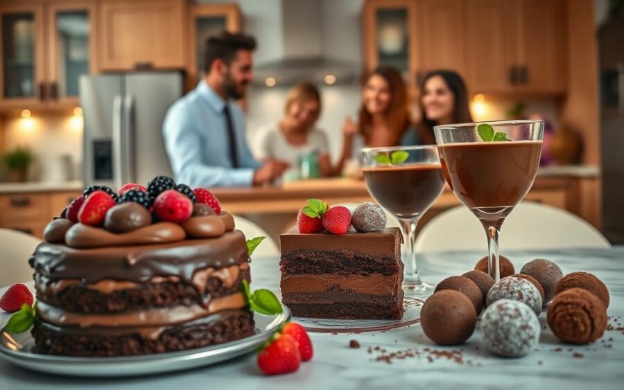 Sobremesas irresistíveis com chocolate para surpreender a família