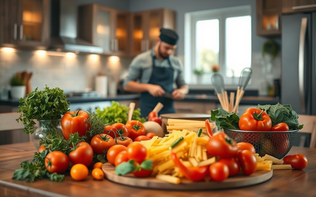 preparo rápido para o jantar