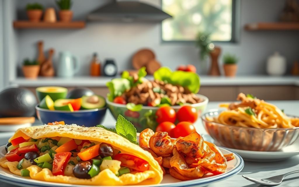 Opções de refeições rápidas Opções de refeições rápidas