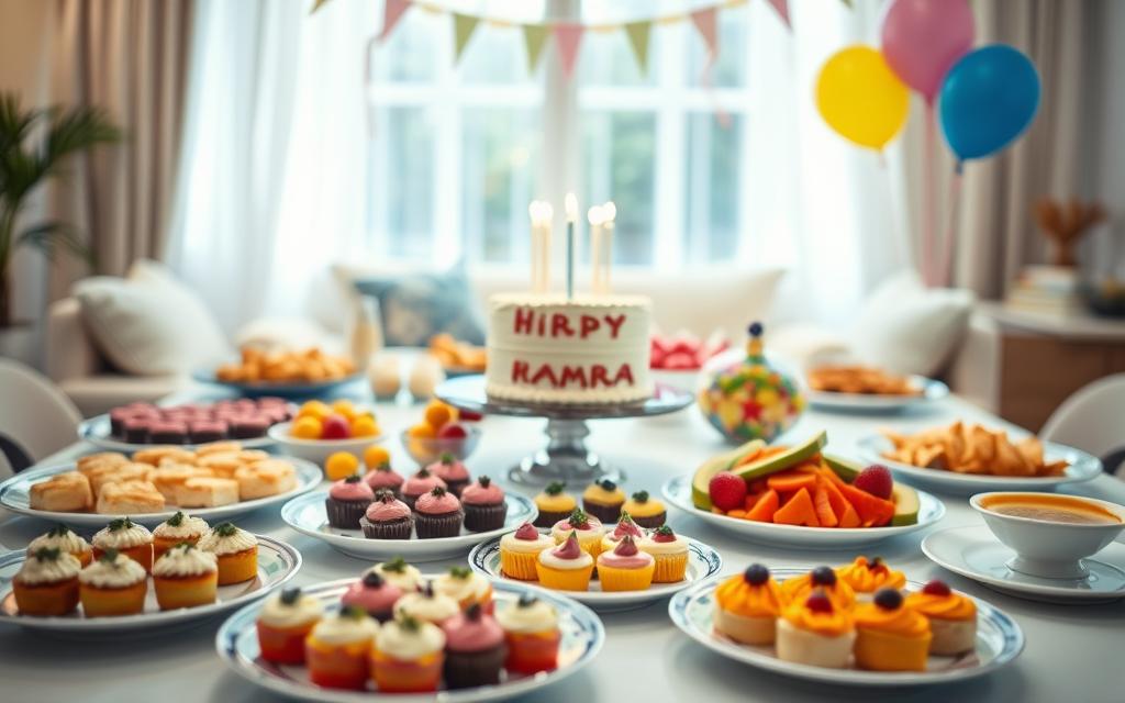 comidas para festa de aniversário em casa