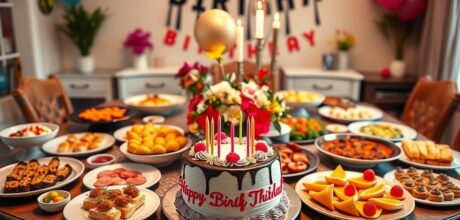 como montar um cardápio especial para festas de aniversário em casa