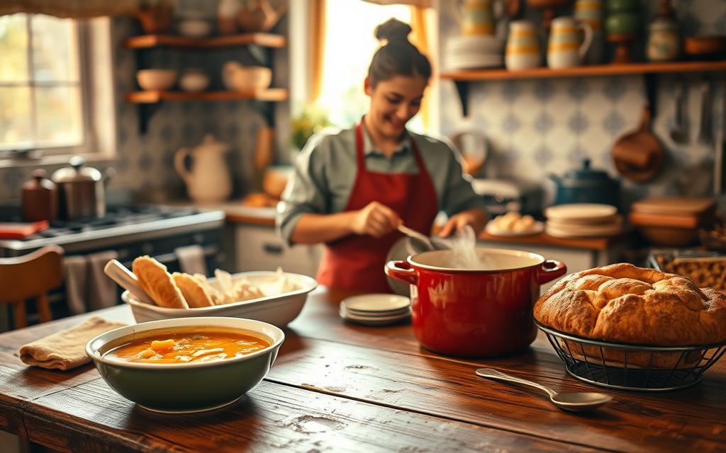 culinária sentimental com gostinho de infância