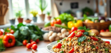 Receitas veganas ricas em proteínas para almoço e jantar