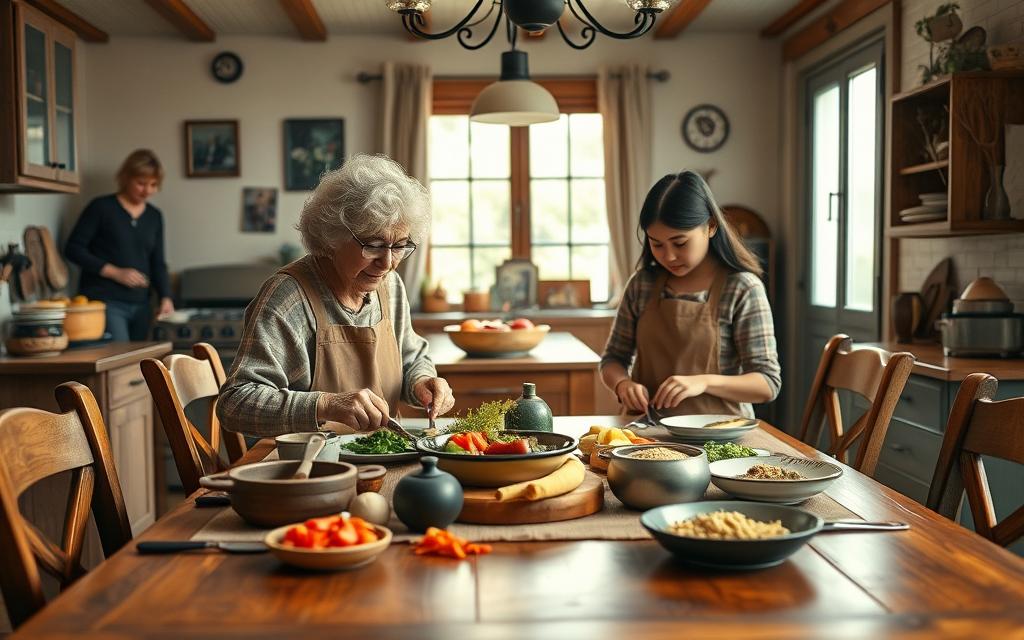 Comida de família passada de geração em geração Comida de família passada de geração em geração