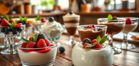Sobremesas cremosas para preparar em poucos minutos