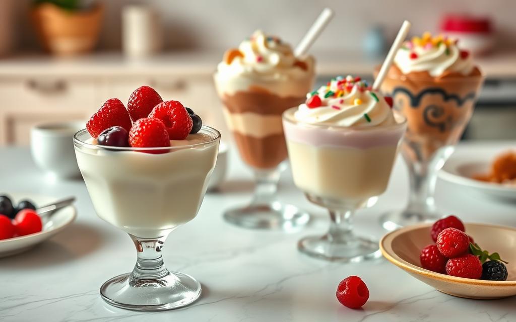 Receitas de sobremesas cremosas e geladas Receitas de sobremesas cremosas e geladas